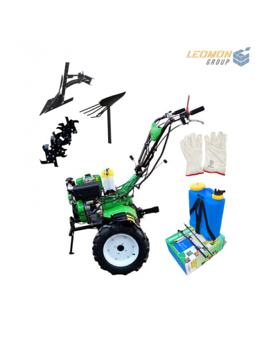 Pack Motocultivador Diesel 10HP Aro...
