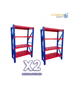 Pack Rack Estantería X2 -...