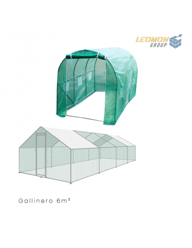 Pack Invernadero de 6mts2 + Gallinero...