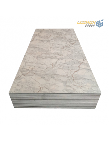 Plancha UV Decorativa Tipo Mármol Marfil 2440x1220x3mm