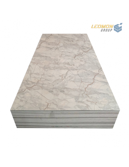 Plancha UV Decorativa Tipo Mármol Marfil 2440x1220x3mm