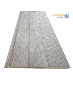 Siding Metálico Madera Gris...