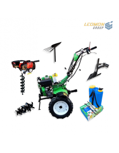 Mega Pack Motocultivador Diesel 10HP...