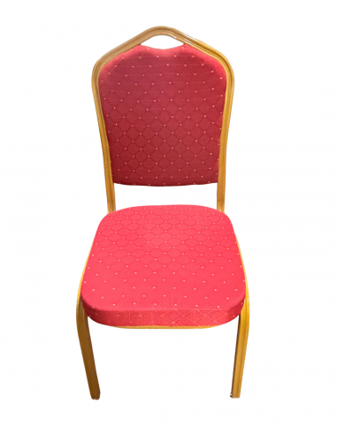 Silla Rojo con Dorado