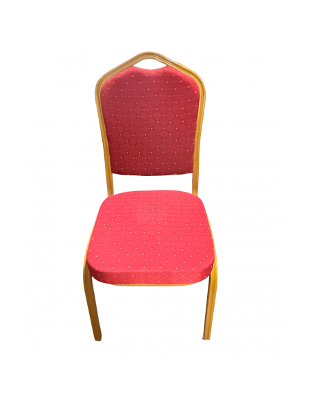 Silla Rojo con Dorado